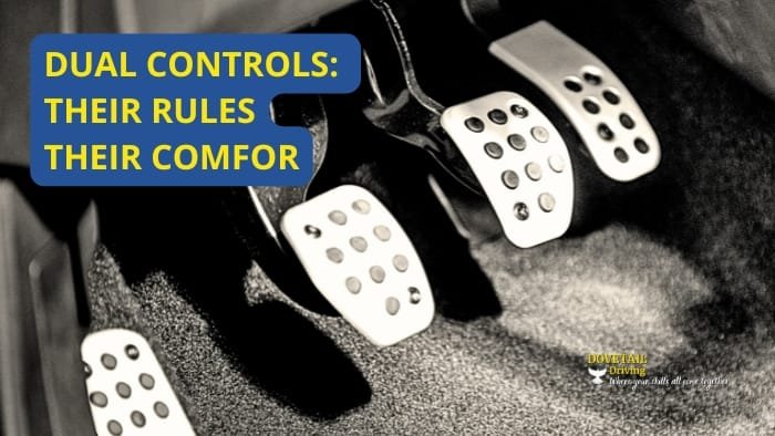 Dual Controls - Their Rules - Their Comfort - Dovetail Driving School Northern Suburbs